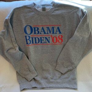 Obama Biden 2008 Crew Neck Heavy Blend Sweatshirt Men’s Medium Classic Democrat